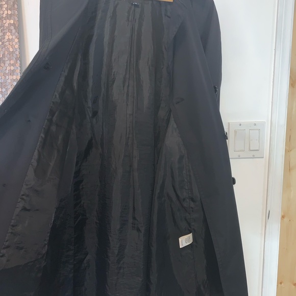 JACOB TRENCH COAT, black, FROM 2002, EUC - Picture 3 of 8